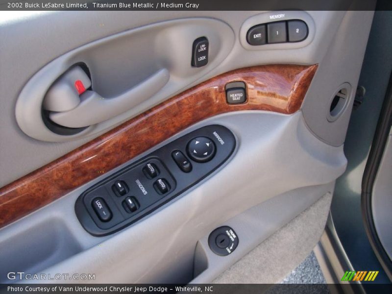 Titanium Blue Metallic / Medium Gray 2002 Buick LeSabre Limited