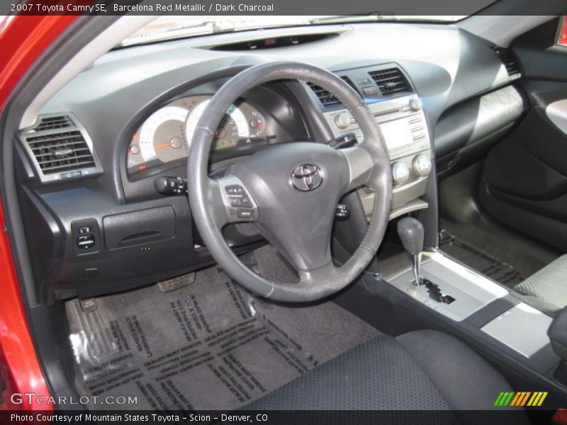 Barcelona Red Metallic / Dark Charcoal 2007 Toyota Camry SE