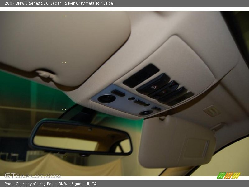 Silver Grey Metallic / Beige 2007 BMW 5 Series 530i Sedan