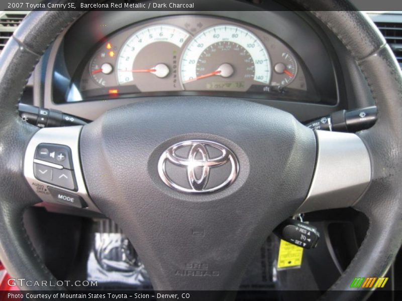 Barcelona Red Metallic / Dark Charcoal 2007 Toyota Camry SE
