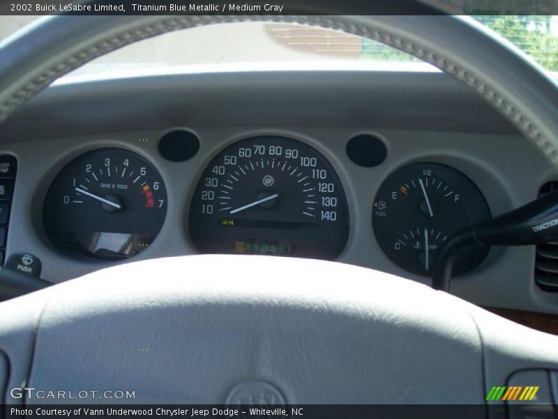 Titanium Blue Metallic / Medium Gray 2002 Buick LeSabre Limited