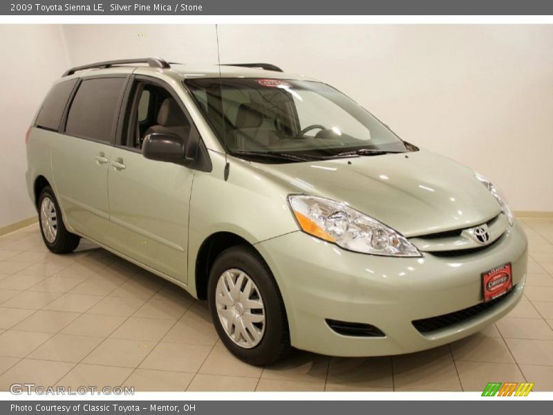 Silver Pine Mica / Stone 2009 Toyota Sienna LE