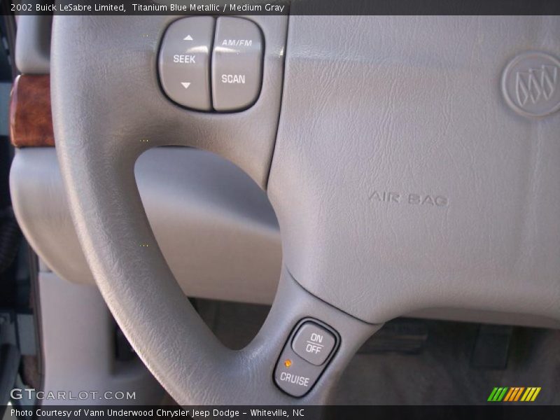 Titanium Blue Metallic / Medium Gray 2002 Buick LeSabre Limited