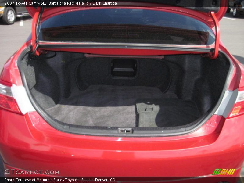 Barcelona Red Metallic / Dark Charcoal 2007 Toyota Camry SE
