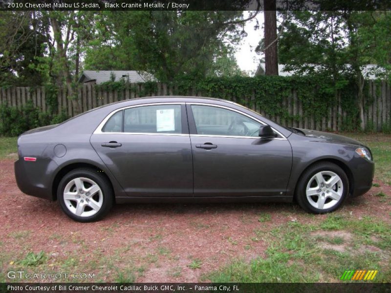 Black Granite Metallic / Ebony 2010 Chevrolet Malibu LS Sedan
