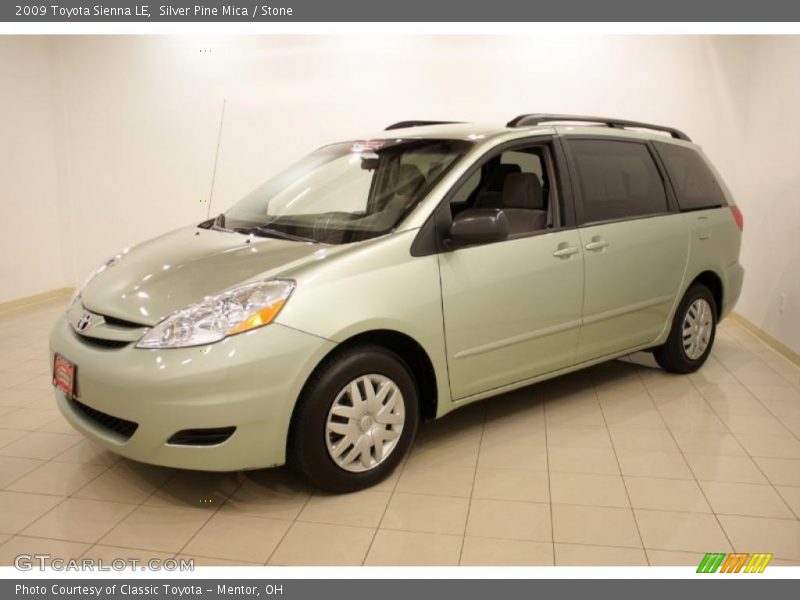 Silver Pine Mica / Stone 2009 Toyota Sienna LE
