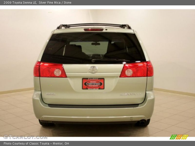 Silver Pine Mica / Stone 2009 Toyota Sienna LE