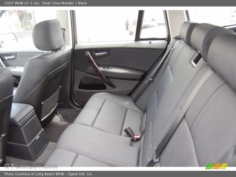 Silver Grey Metallic / Black 2007 BMW X3 3.0si