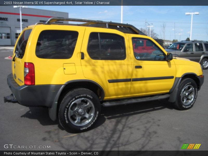 Solar Yellow / Charcoal 2003 Nissan Xterra SE V6 Supercharged 4x4