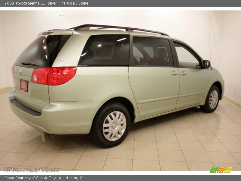 Silver Pine Mica / Stone 2009 Toyota Sienna LE