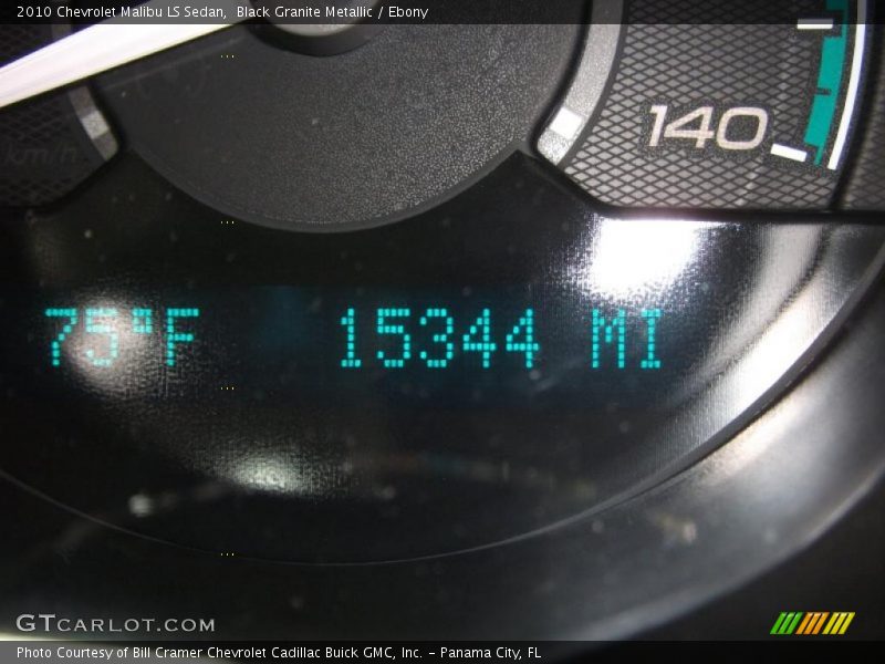 Black Granite Metallic / Ebony 2010 Chevrolet Malibu LS Sedan