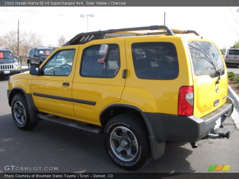 Solar Yellow / Charcoal 2003 Nissan Xterra SE V6 Supercharged 4x4