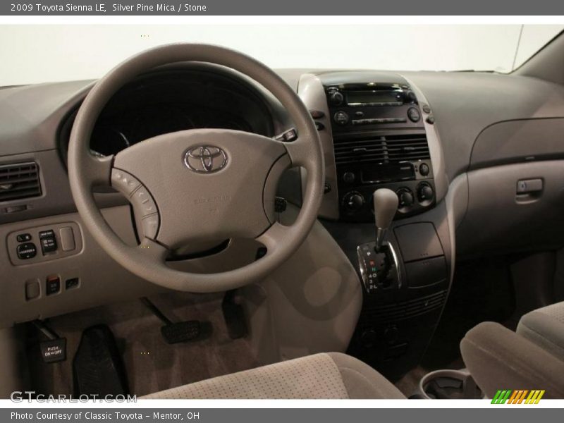 Silver Pine Mica / Stone 2009 Toyota Sienna LE