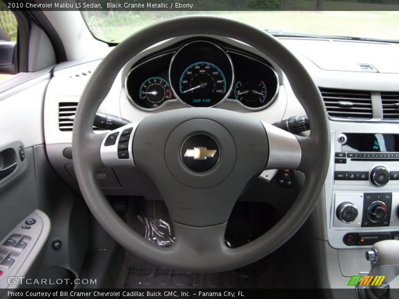 Black Granite Metallic / Ebony 2010 Chevrolet Malibu LS Sedan