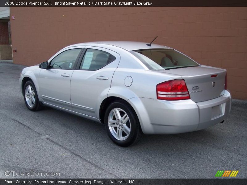 Bright Silver Metallic / Dark Slate Gray/Light Slate Gray 2008 Dodge Avenger SXT