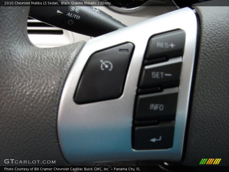 Black Granite Metallic / Ebony 2010 Chevrolet Malibu LS Sedan