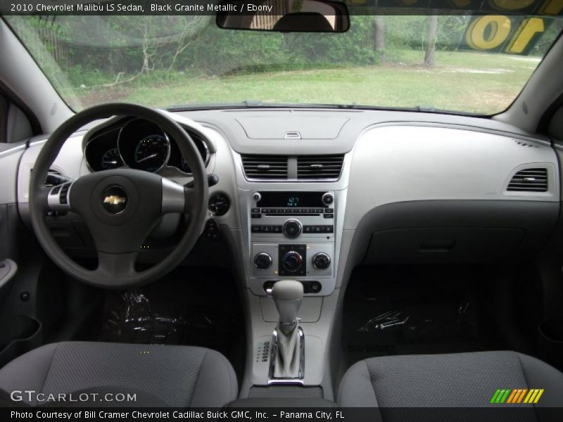 Black Granite Metallic / Ebony 2010 Chevrolet Malibu LS Sedan