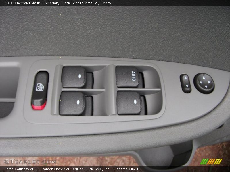 Black Granite Metallic / Ebony 2010 Chevrolet Malibu LS Sedan