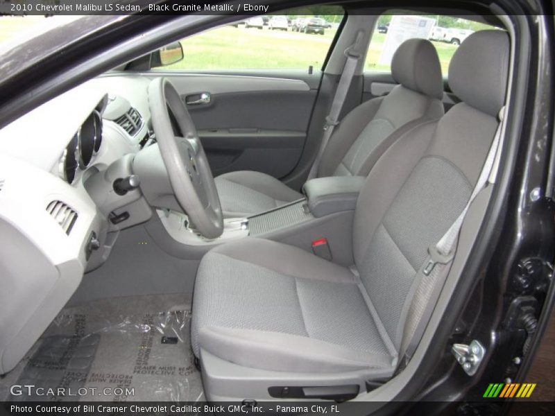 Black Granite Metallic / Ebony 2010 Chevrolet Malibu LS Sedan