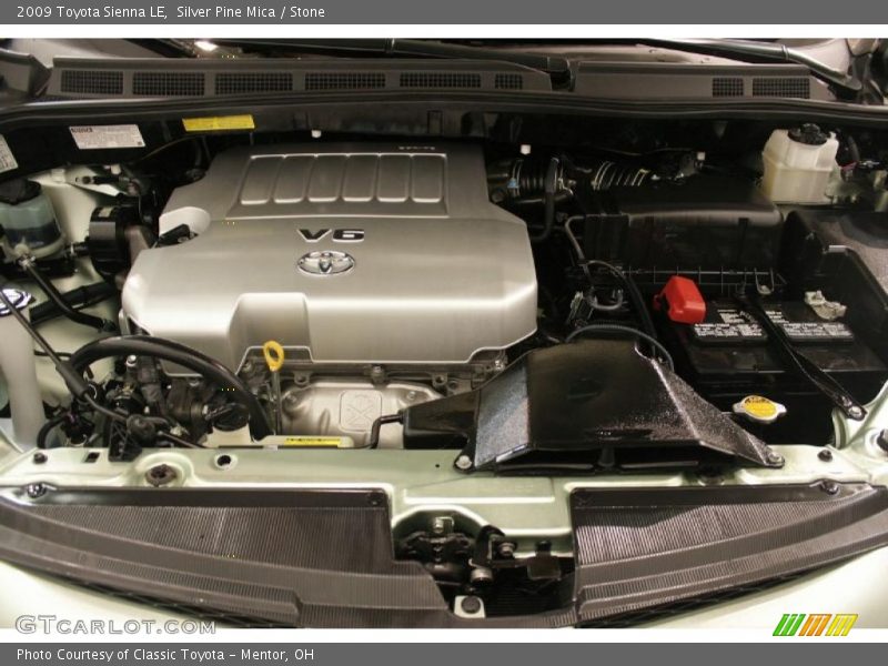Silver Pine Mica / Stone 2009 Toyota Sienna LE