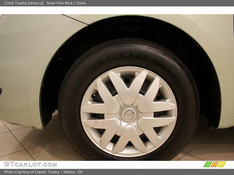 Silver Pine Mica / Stone 2009 Toyota Sienna LE