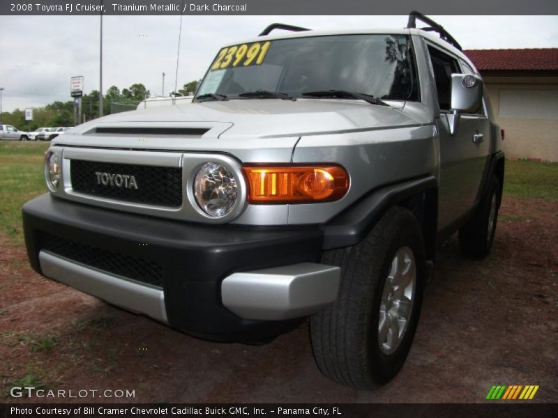 Titanium Metallic / Dark Charcoal 2008 Toyota FJ Cruiser