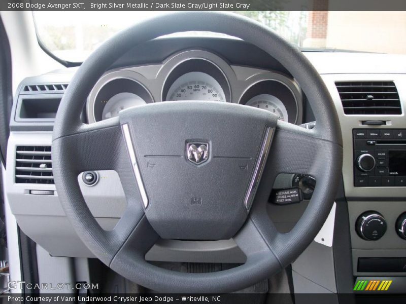 Bright Silver Metallic / Dark Slate Gray/Light Slate Gray 2008 Dodge Avenger SXT