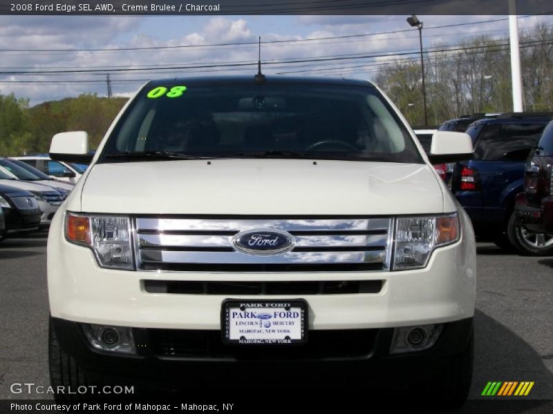 Creme Brulee / Charcoal 2008 Ford Edge SEL AWD