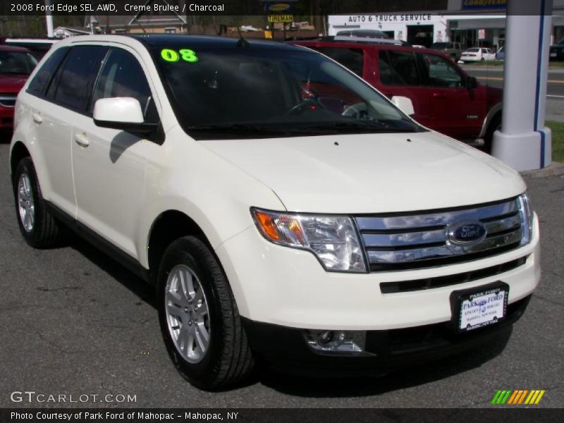 Creme Brulee / Charcoal 2008 Ford Edge SEL AWD