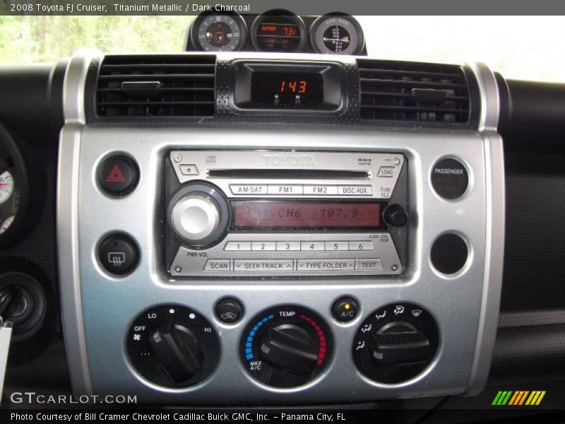 Titanium Metallic / Dark Charcoal 2008 Toyota FJ Cruiser