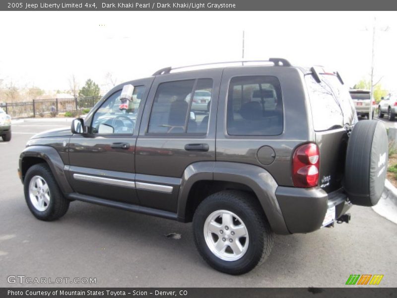 Dark Khaki Pearl / Dark Khaki/Light Graystone 2005 Jeep Liberty Limited 4x4