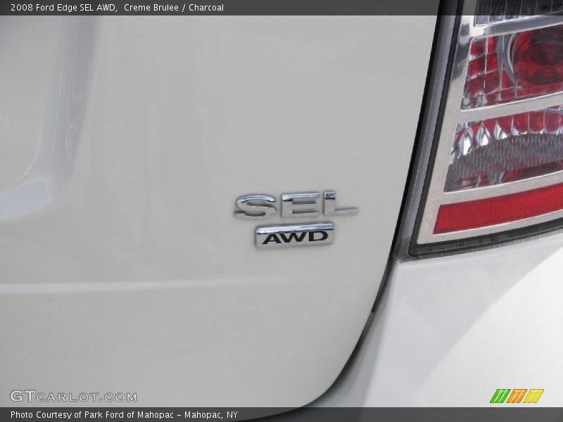 Creme Brulee / Charcoal 2008 Ford Edge SEL AWD