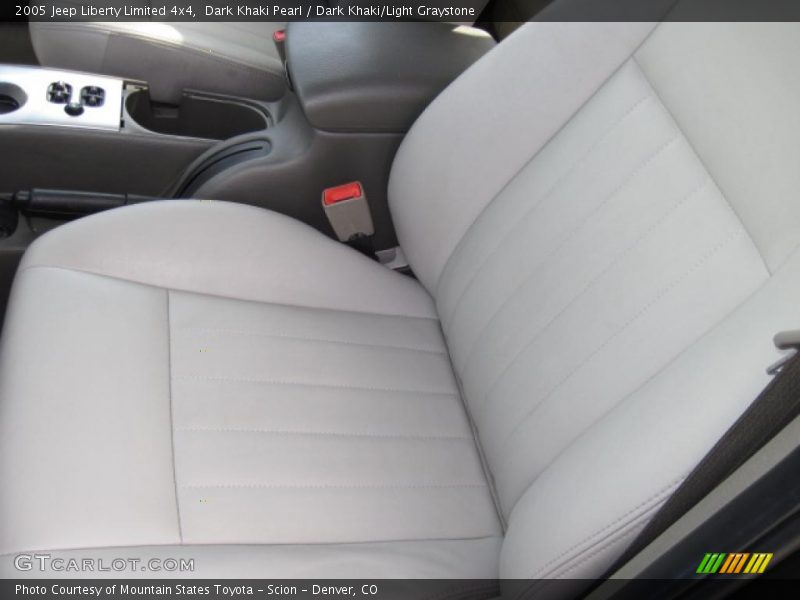 Dark Khaki Pearl / Dark Khaki/Light Graystone 2005 Jeep Liberty Limited 4x4