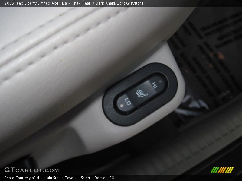 Dark Khaki Pearl / Dark Khaki/Light Graystone 2005 Jeep Liberty Limited 4x4