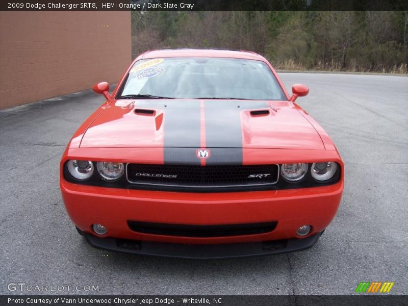 HEMI Orange / Dark Slate Gray 2009 Dodge Challenger SRT8
