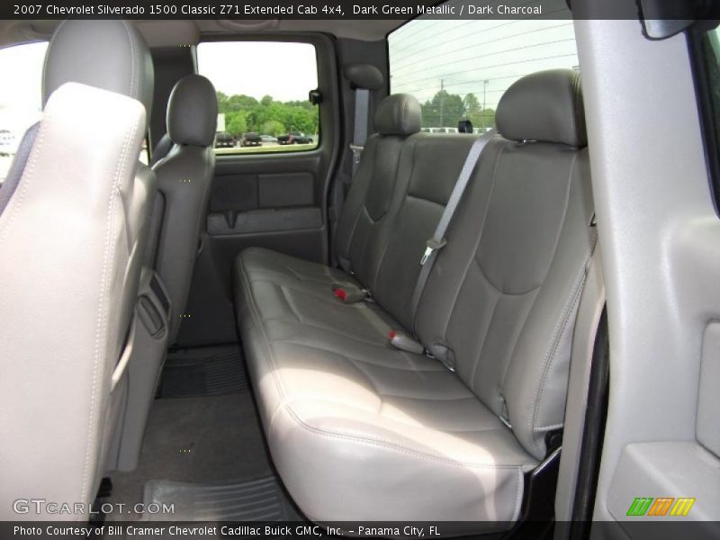 Dark Green Metallic / Dark Charcoal 2007 Chevrolet Silverado 1500 Classic Z71 Extended Cab 4x4