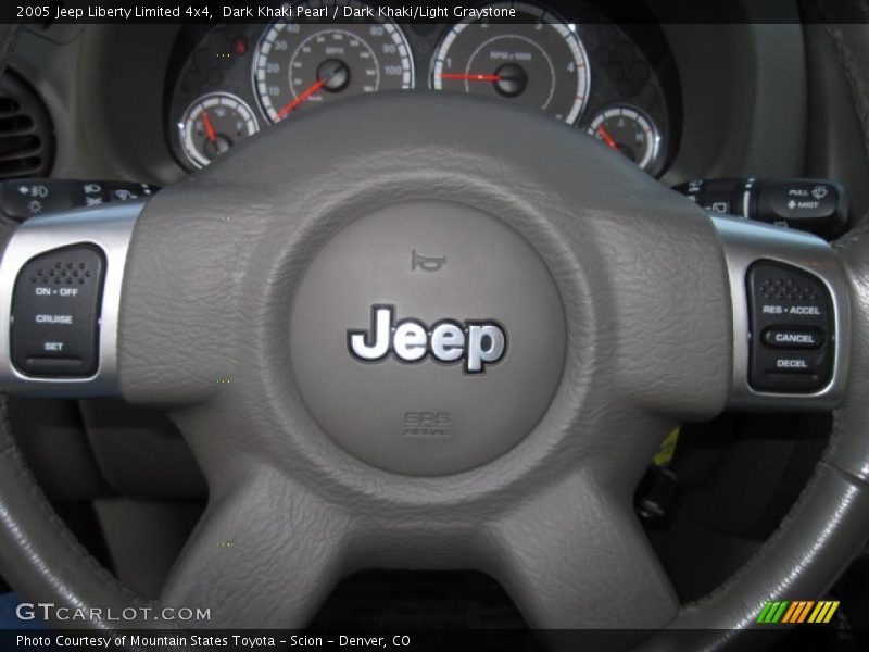 Dark Khaki Pearl / Dark Khaki/Light Graystone 2005 Jeep Liberty Limited 4x4