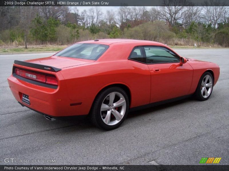 HEMI Orange / Dark Slate Gray 2009 Dodge Challenger SRT8