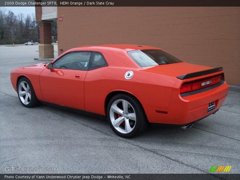 HEMI Orange / Dark Slate Gray 2009 Dodge Challenger SRT8