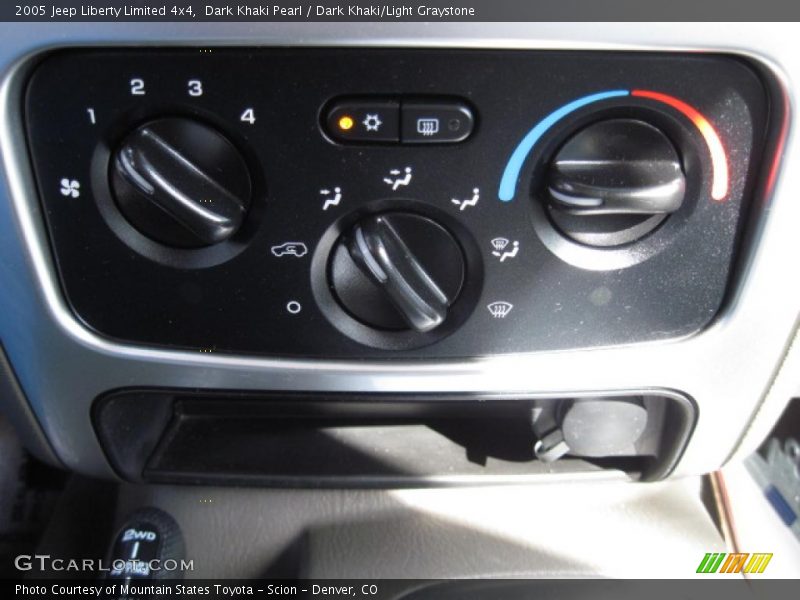 Dark Khaki Pearl / Dark Khaki/Light Graystone 2005 Jeep Liberty Limited 4x4