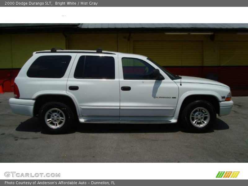 Bright White / Mist Gray 2000 Dodge Durango SLT