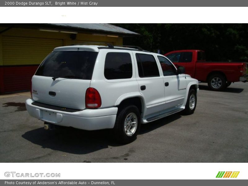 Bright White / Mist Gray 2000 Dodge Durango SLT
