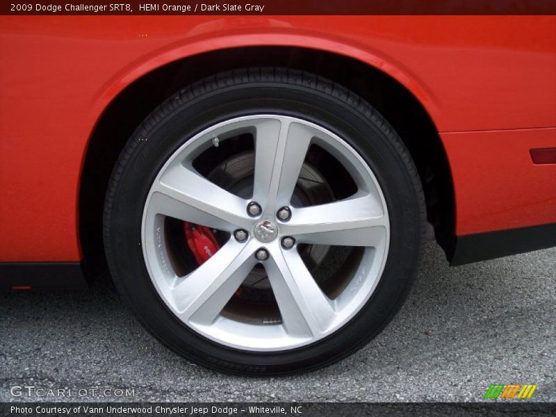HEMI Orange / Dark Slate Gray 2009 Dodge Challenger SRT8