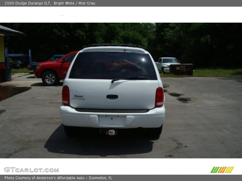 Bright White / Mist Gray 2000 Dodge Durango SLT
