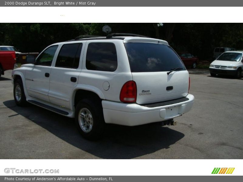Bright White / Mist Gray 2000 Dodge Durango SLT