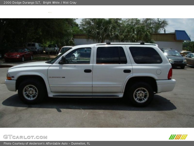 Bright White / Mist Gray 2000 Dodge Durango SLT