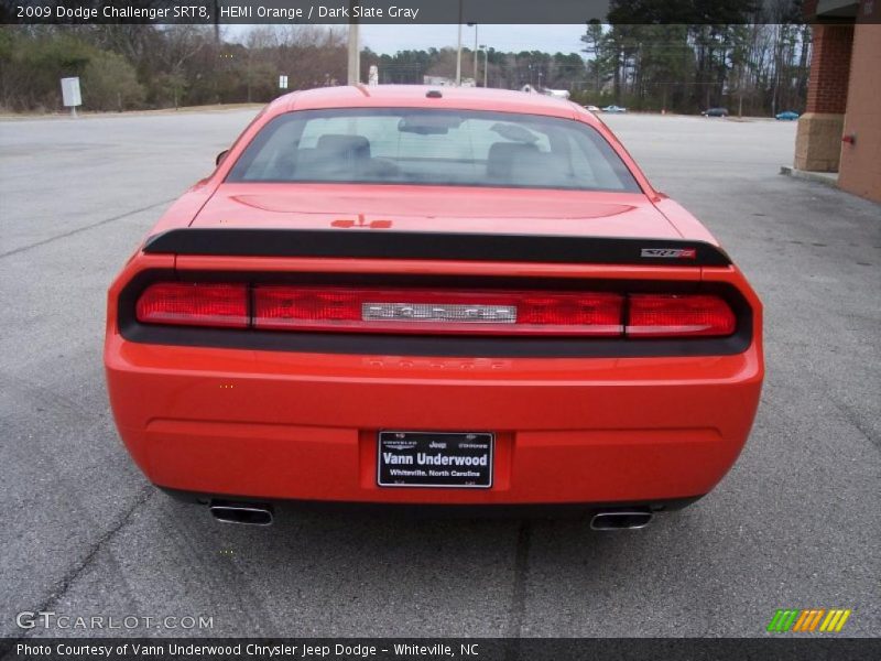 HEMI Orange / Dark Slate Gray 2009 Dodge Challenger SRT8