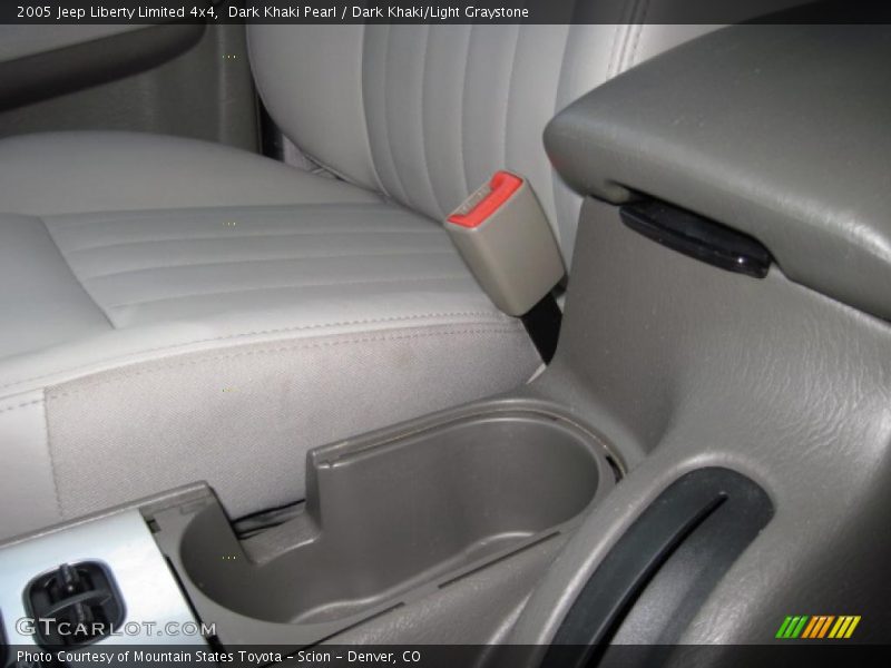 Dark Khaki Pearl / Dark Khaki/Light Graystone 2005 Jeep Liberty Limited 4x4