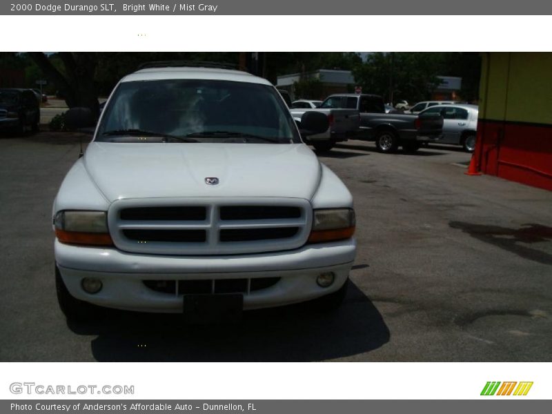 Bright White / Mist Gray 2000 Dodge Durango SLT