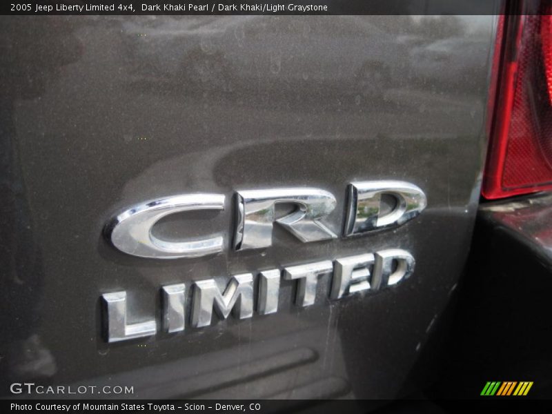 Dark Khaki Pearl / Dark Khaki/Light Graystone 2005 Jeep Liberty Limited 4x4